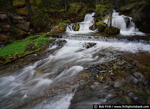 South Dakota;Black Hills;SD;destination;Black Hills National Forest;peaceful;river;water;stream;moss covered rocks;creek;waterfall;solitude;Spearfish Canyon;moving water