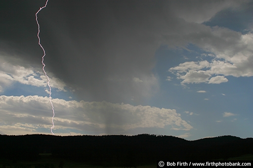 lightning;Custer State Park;Black Hills;destination;SD;South Dakota;storm clouds;threatening clouds;thunder storm