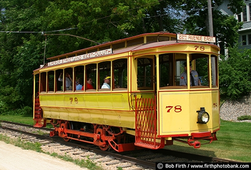 Minneapolis suburb;destination;Excelsior;Lake Minnetonka;Minnesota;MN;summer;tourism;trolley cars;trolleys