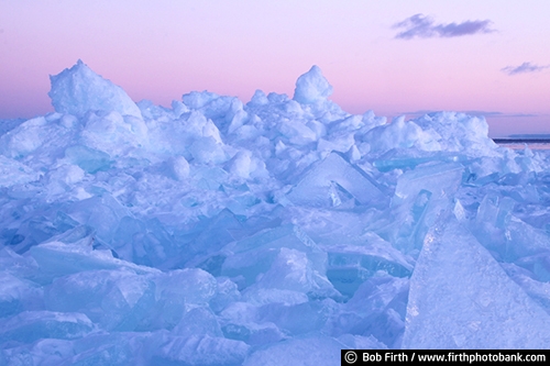 below freezing;close up;dertail;destination;frigid;Great Lakes;ice formations;ice shards;Lake Superior;Minnesota;MN;North Shore;shoreline;sunrise;tourism;twilight;winter