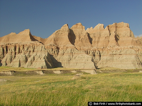 Badlands National Park SD;tourism;southwestern South Dakota;solitude;destination;erosion;rugged;geologic deposits;mixed grass prairie;sharply eroded buttes
