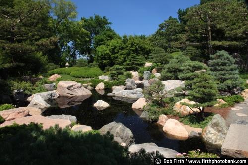 St. Paul;Saint Paul;MN;Minnesota;Twin Cities;summer;blue sky;Japanese Grdens;rock gardens;oriential gardens;Como Park;Charlotte Partridge Ordway Japanese Garden;gardens;public gardens;pools of water;landscaping with water;city parks;garden trails;destination;tourism;Twin Cities