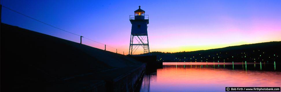 Grand Marais Lighthouse at Sunset