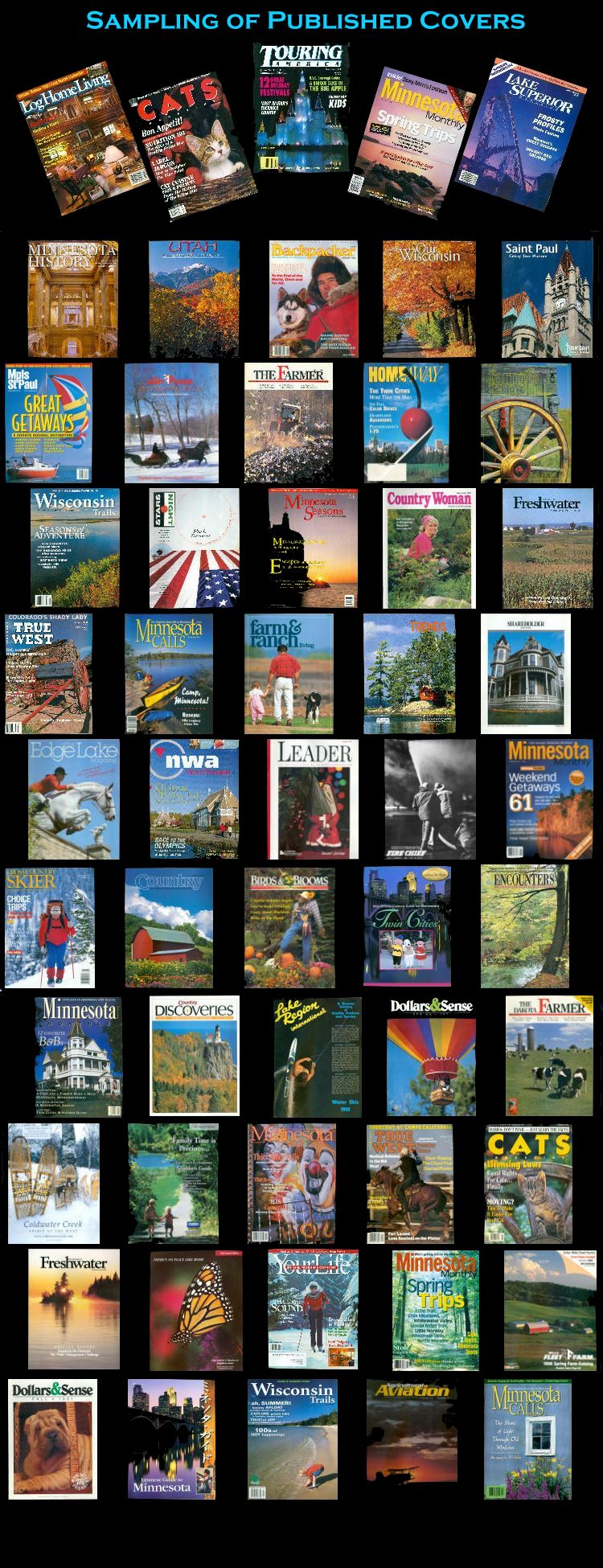 Sampling of Published Covers